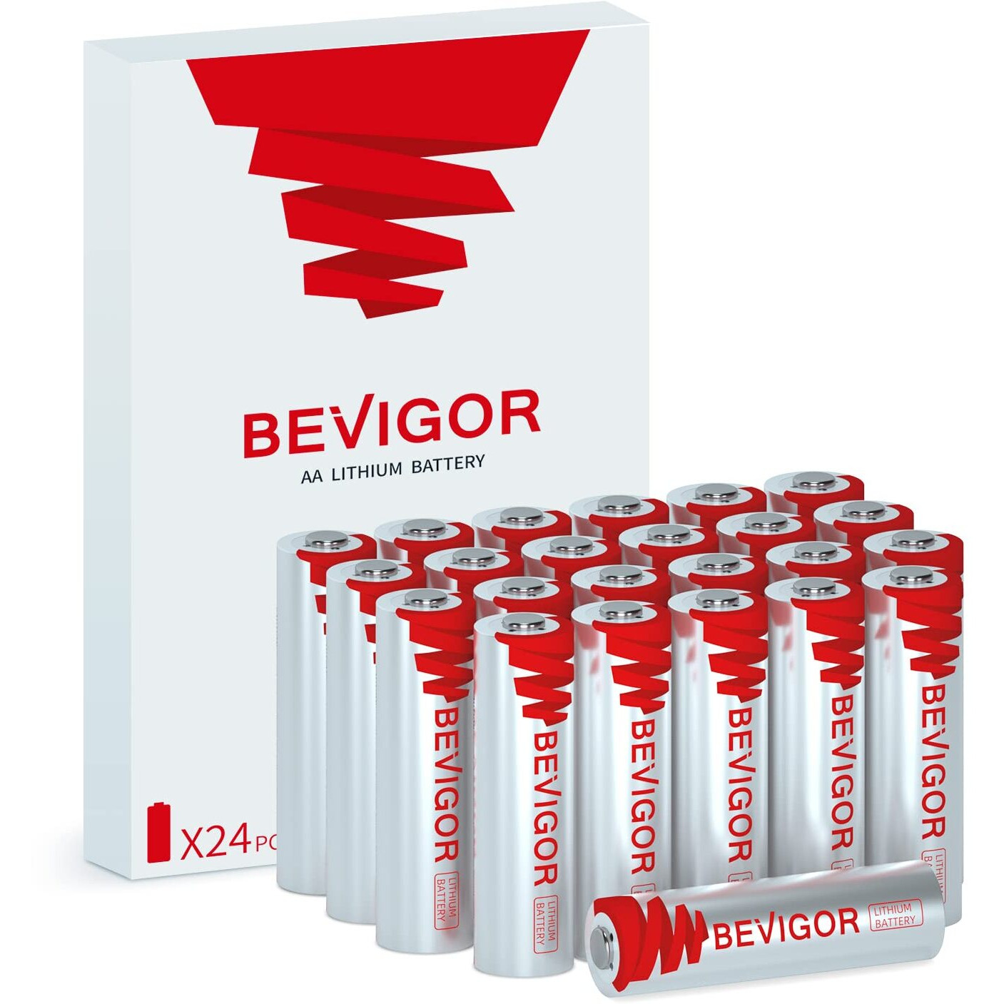 Lithium Batteries Aa Size, Aa Battery 24Pack, 3000Mah Double A Battery, 1.5V Lithium Aa Battery, Longer Lasting Lithium Iron Aa Batteries For Flashlight, Toys, Remote ControlNon-Rechargeable