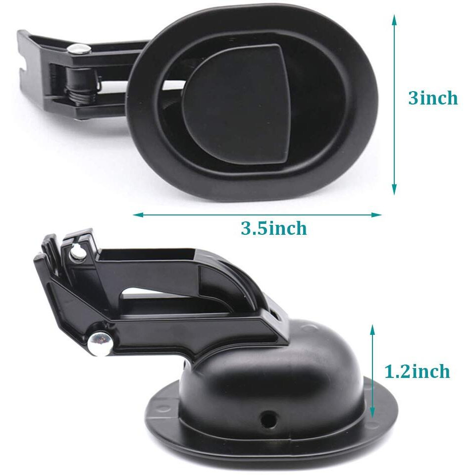 Ttmagic Universal Heavy-Duty Metal Sofa Chair Recliner Release Pull Handle Replacement Parts, Fits Ashley, Lazy Boy And Most Recliner Brand, Recliner Handle Size 3"" X 3.5""