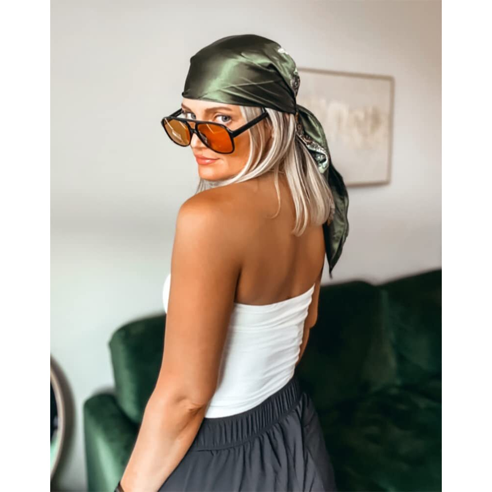 Trendy Retro Vintage Yellow 70S Orange Tinted Aviator Sunglasses For Women Oversized Lentes De Sol Black Square Shades Big Cool Night Vision Men Cute 90S Fashion Ladies 80S Large Flat Top Shady Rays
