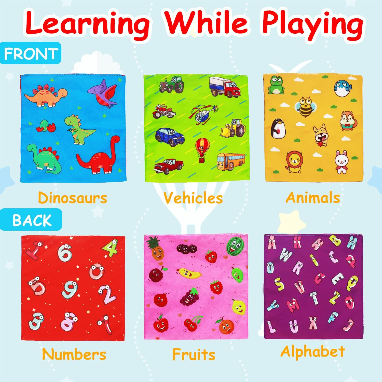 Thremhoo Baby Toys 3 4 5 6 7 8 9 12 Month Old Montessori Tissue Box Toys For Babies Infants 0-6 6-12 Months Sensory Educational Crinkle Toy Developmental For 1 2 Year Old Boys Girls Toddlers