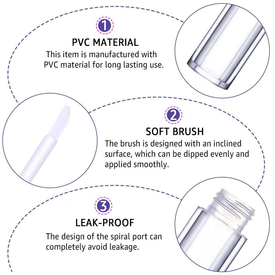 Amorix 20 Pack Diamond Lip Gloss Tubes With Wand 5Ml Empty Rhinestone Cute Lipgloss Bottles/Containers Crystal Lip Gloss Supplies Kit + 2Pcs Syringes + Labels For Diy Lip Gloss Base