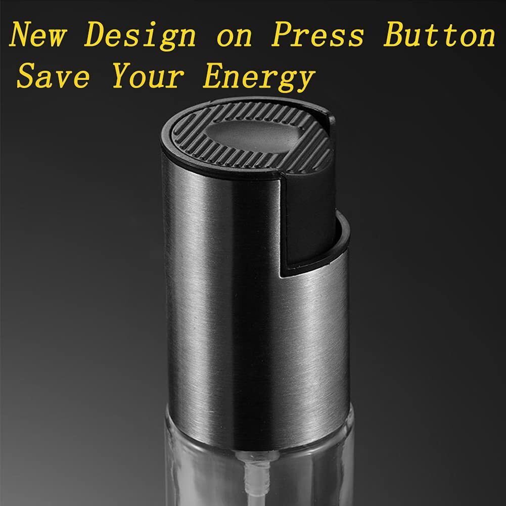 Olive Oil Sprayer For Cooking Oil Spritzer Mister For Air Fryer Glass Bottle For Vinegar Vegetable Oil Portable Kitchen Gadgets For Bbq/Pan/Salads/Baking (1)