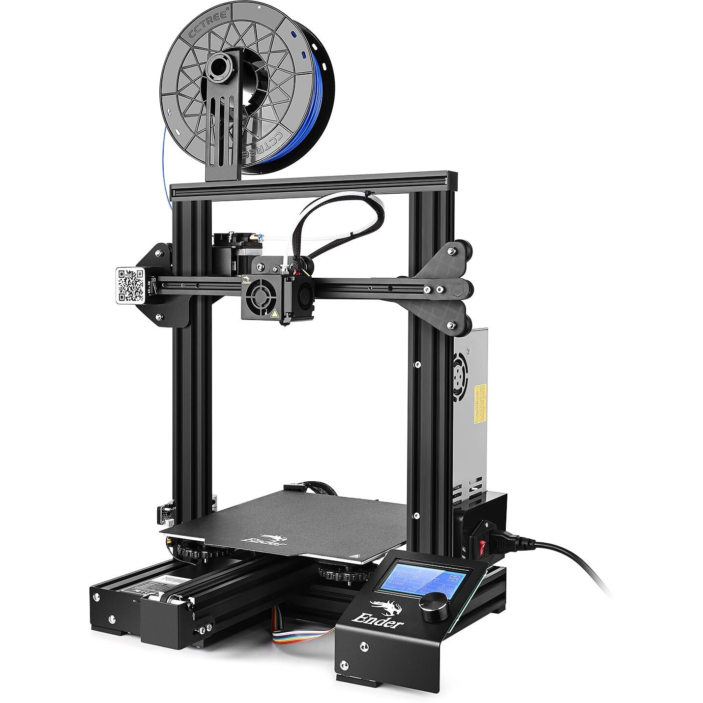 Official Creality Ender 3 3D Printer With Resume Printing, Stable Power Supply, Precise Printing, And V-Slot Rails, Diy 3D Printer, Printing Size 8.66X8.66X9.84 Inches, Ideal For Mold Sample Printing