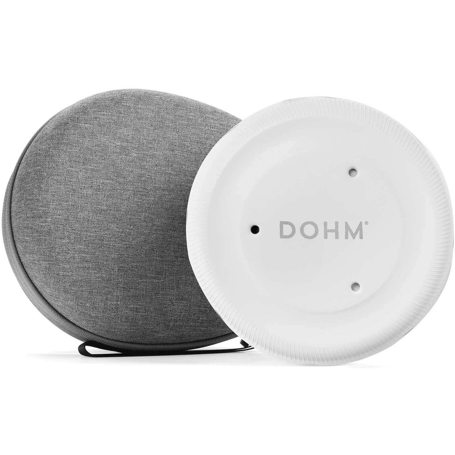 Yogasleep Dohm Uno White Noise Sound Machine + Travel Case, Real Fan Inside For Non-Looping, Sound Machine For Travel, Office Privacy, Sleep Therapy For Adults & Baby, White, 2 Piece Set