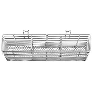 Slideep Cutlery Utensil Silverware Drying Rack, Flatware Storage Solution Basket With Hooks For Kitchen Dish Drainer Dish Drying Rack, Rustproof 304 Stainless Steel