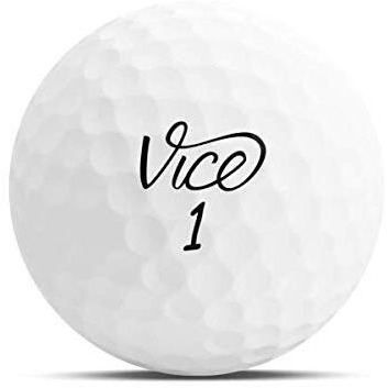 Vice Golf Pro Soft Golf Balls, White (One Dozen)