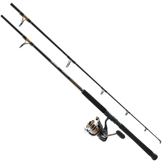 Daiwa Bg5000/1002Mh Daiwa, Bg Saltwater Pre-Mounted Combo, 5000, 6 + 1 Bearing, Spinning, 10', 2 Piece, Medium Heavy
