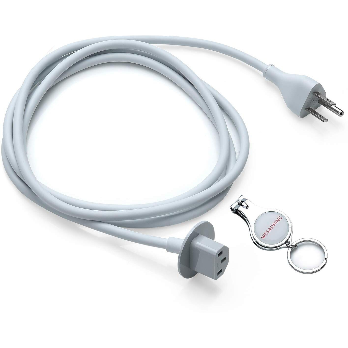 Wesappinc Replacement Us Plug Extension Cable A1418 A1419 For Apple Imac Intel 21.5"" 27"" 923-0285 622-0390 Power Cord Supply 2012 Late-2019