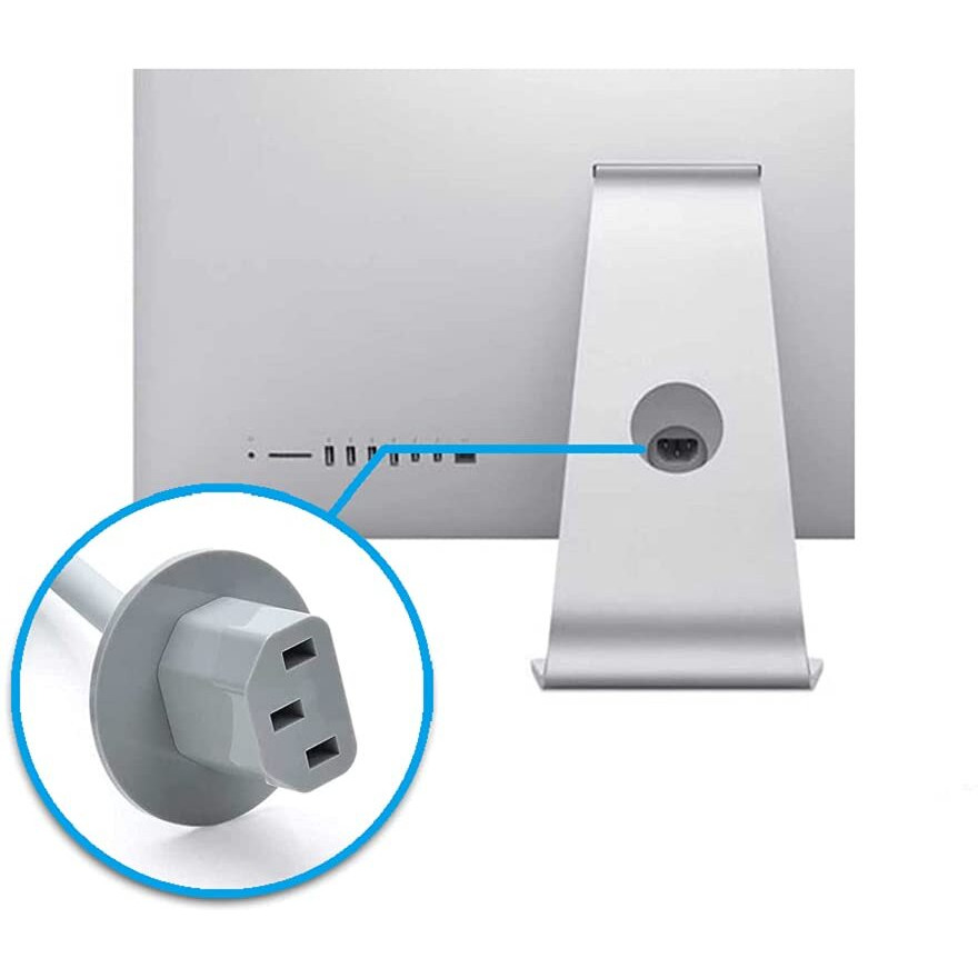 Wesappinc Replacement Us Plug Extension Cable A1418 A1419 For Apple Imac Intel 21.5"" 27"" 923-0285 622-0390 Power Cord Supply 2012 Late-2019