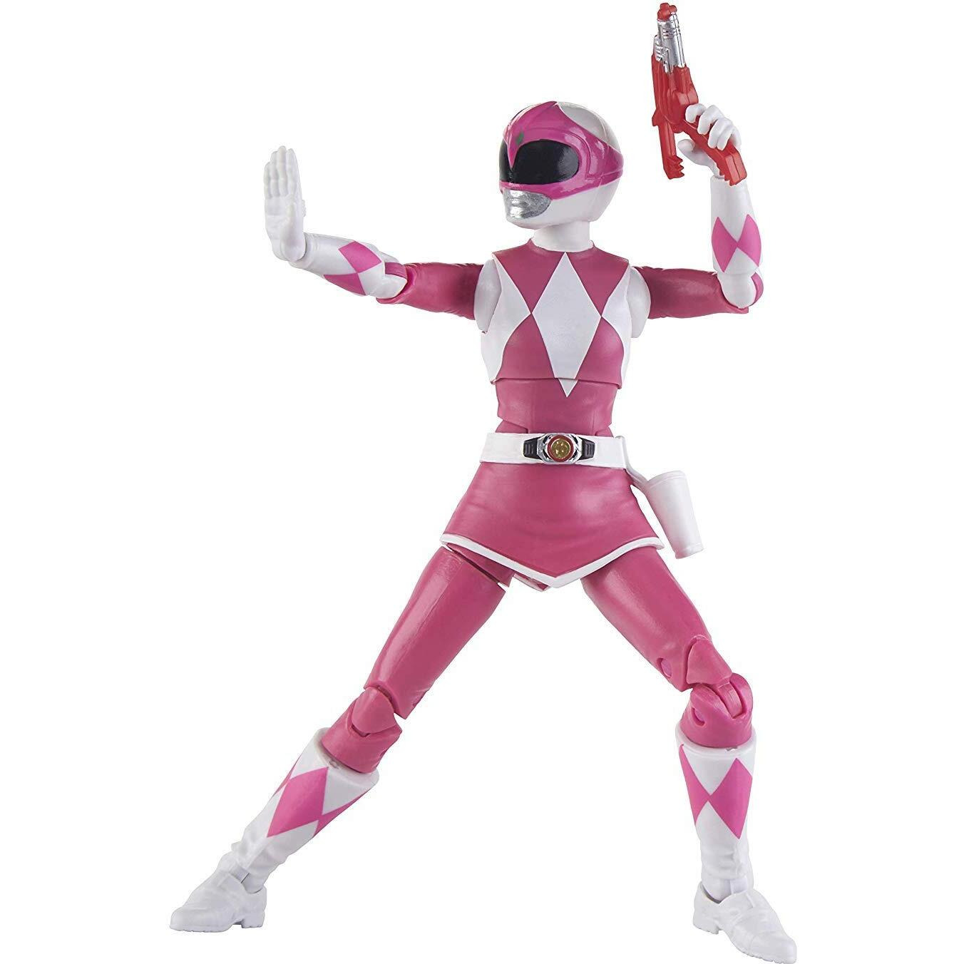 Hasbro Toys Power Rangers Lightning Collection 6"" Mighty Morphin Pink Ranger Collectible Action Figure Toy With Accessories
