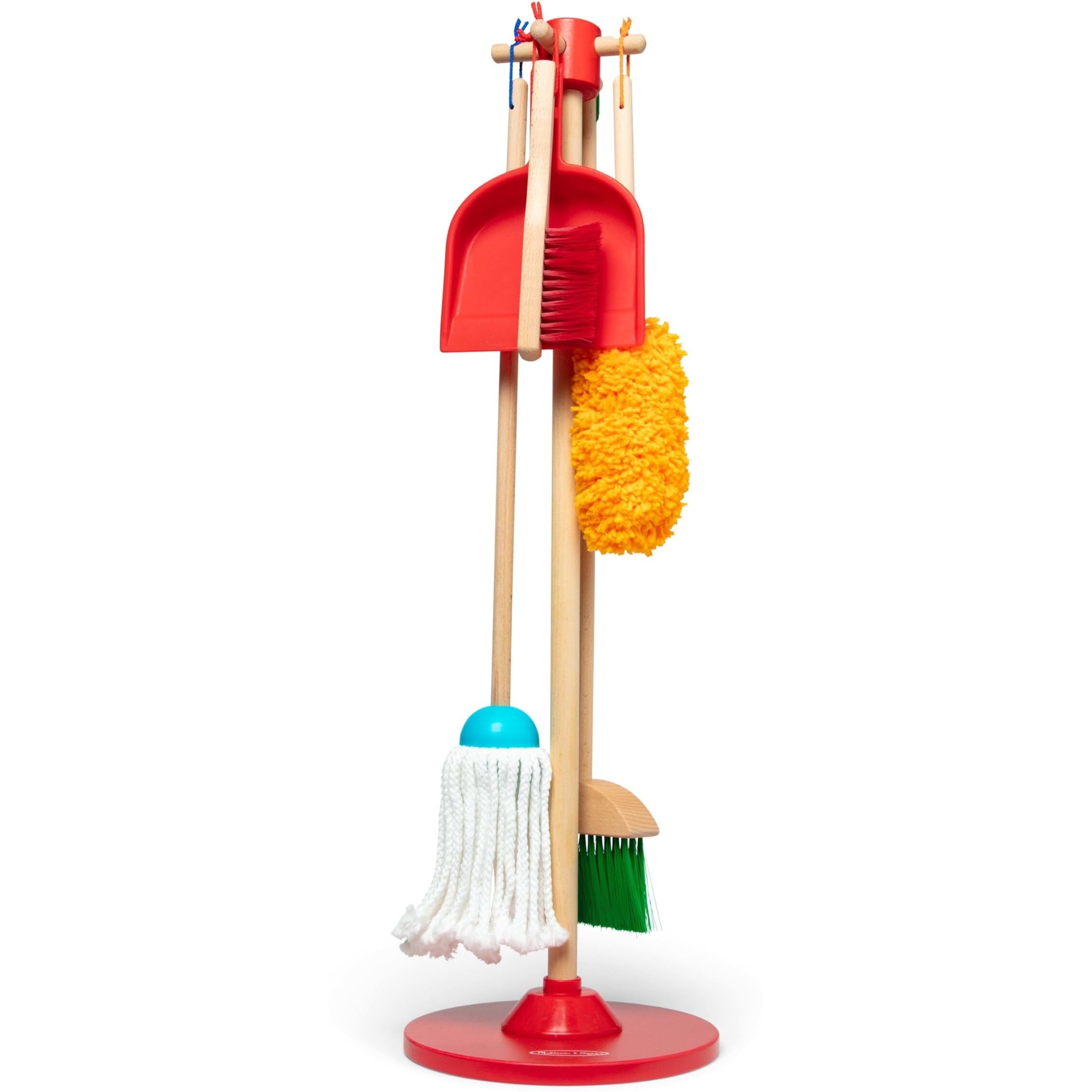 Melissa & Doug Let's Play House Dust Sweep Mop 6 Piece Pretend Play Set