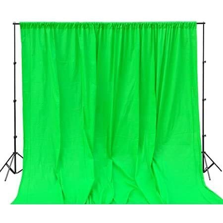 Studiofx 800W Chromakey Green Screen 10Ft X 12Ft Backdrop Photography Video Lighting Kit - Background Support System Included - G12