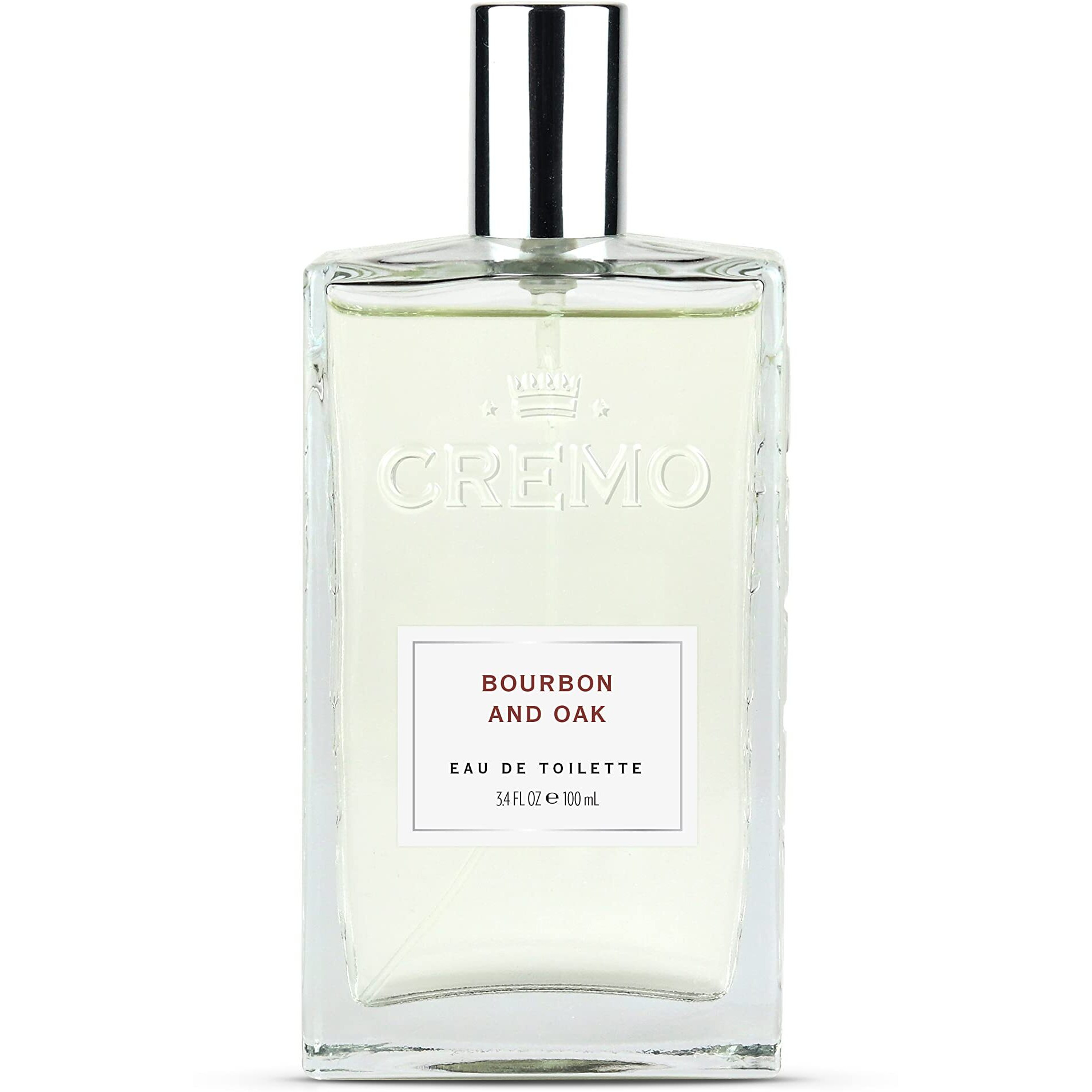 Cremo Cologne For Men - Bourbon & Oak Mens Cologne Spray - A Sophisticated Blend Of Distillers Spice, Fine Bourbon And White Oak, Fragrances For Men, 3.4 Fl Oz