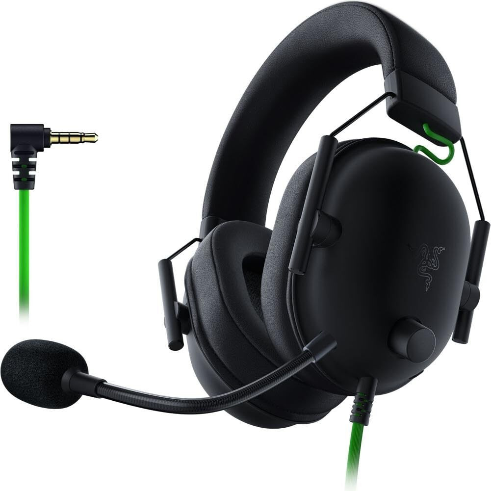 Razer Blackshark V2 X Gaming Headset 7.1 Surround Sound - 50Mm Drivers - Memory Foam Cushion - For Pc, Ps4, Ps5, Switch - 3.5Mm Audio Jack - Black