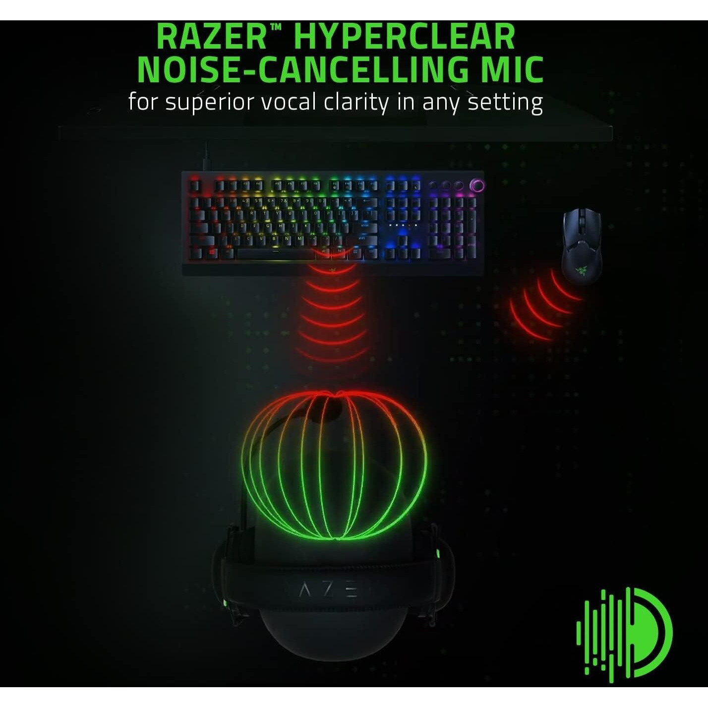 Razer Blackshark V2 X Gaming Headset 7.1 Surround Sound - 50Mm Drivers - Memory Foam Cushion - For Pc, Ps4, Ps5, Switch - 3.5Mm Audio Jack - Black