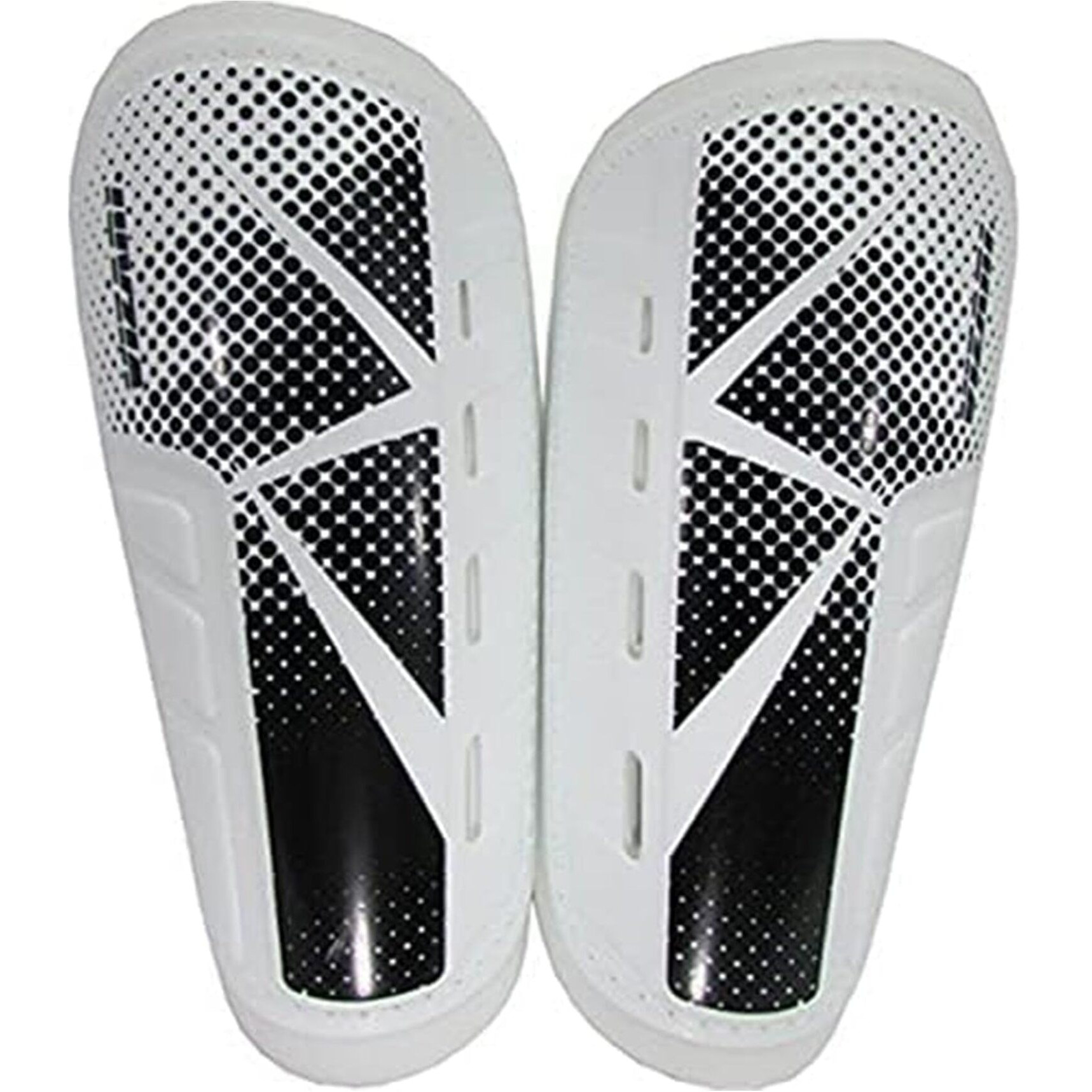 Vizari 'Vector' Slip-In Soccer Shinguards (White, Size M)