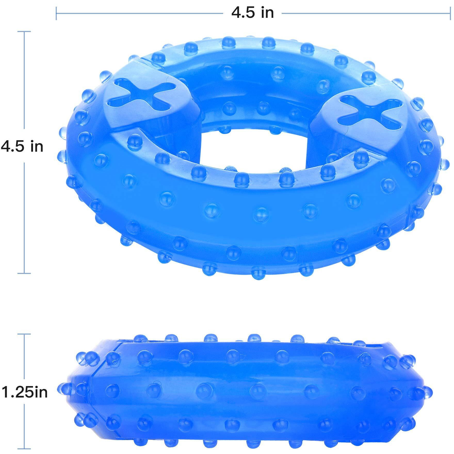 Nwk Pet Teether Cooling Chew Toy For Dogs Teething Toy For Puppies, Fit With Treats For More Fun (Chewing Ring)