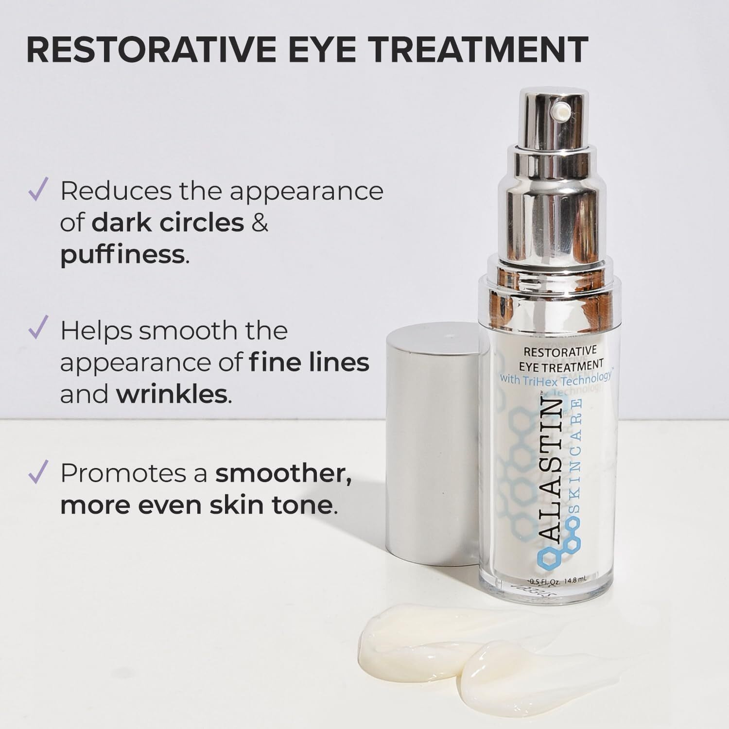 Alastin Skincare Restorative Eye Treatment (0.5 Oz) | Anti-Aging Eye Cream | Helps Reduce Dark Circles & Puffiness | Firming & Hydrating