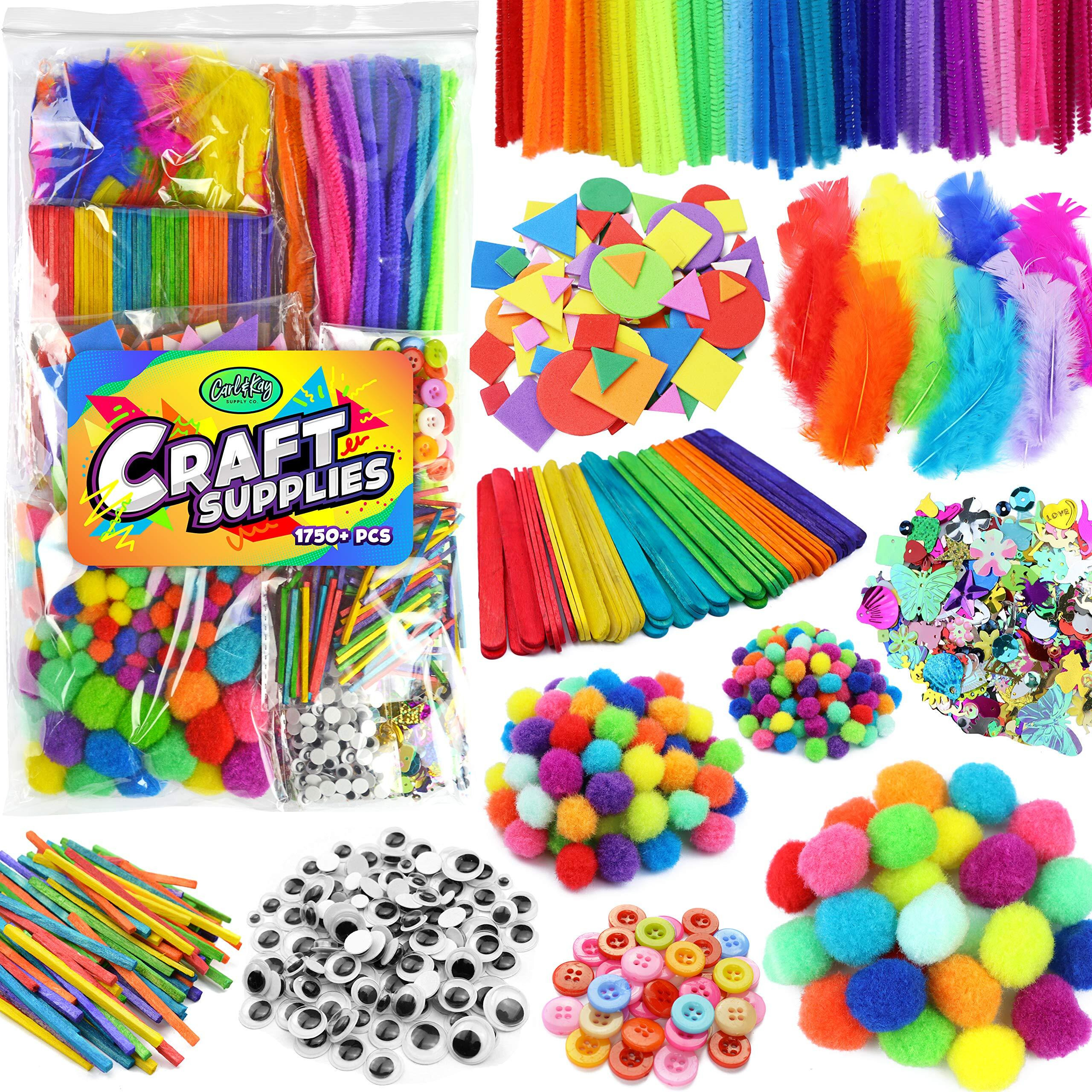Arts & Crafts Supplies Kits & Materials Set For Kids, Toddler - Carl & Kay