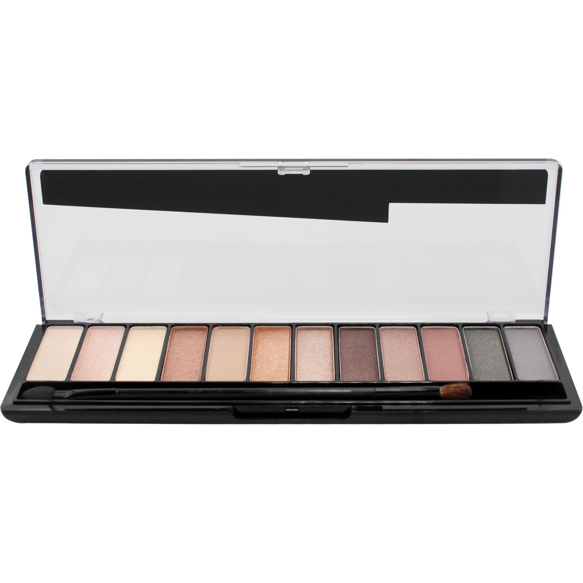 Rimmel London Magnif'Eyes Eyeshadow Palette, 12 Shades, Blendable Formula, Versatile, 001, Nude, 0.5Oz