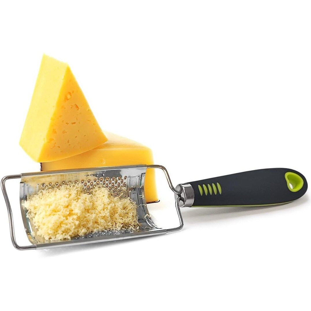 Alltop Food Graters For Cheese,Nutmeg,Potato,Ginger And Garlic,Cirtrus,Hand-Held Stainless Steel Zester For Kitchen - Pro Multi-Purpose Gadgets,Set Of 3 Grinders