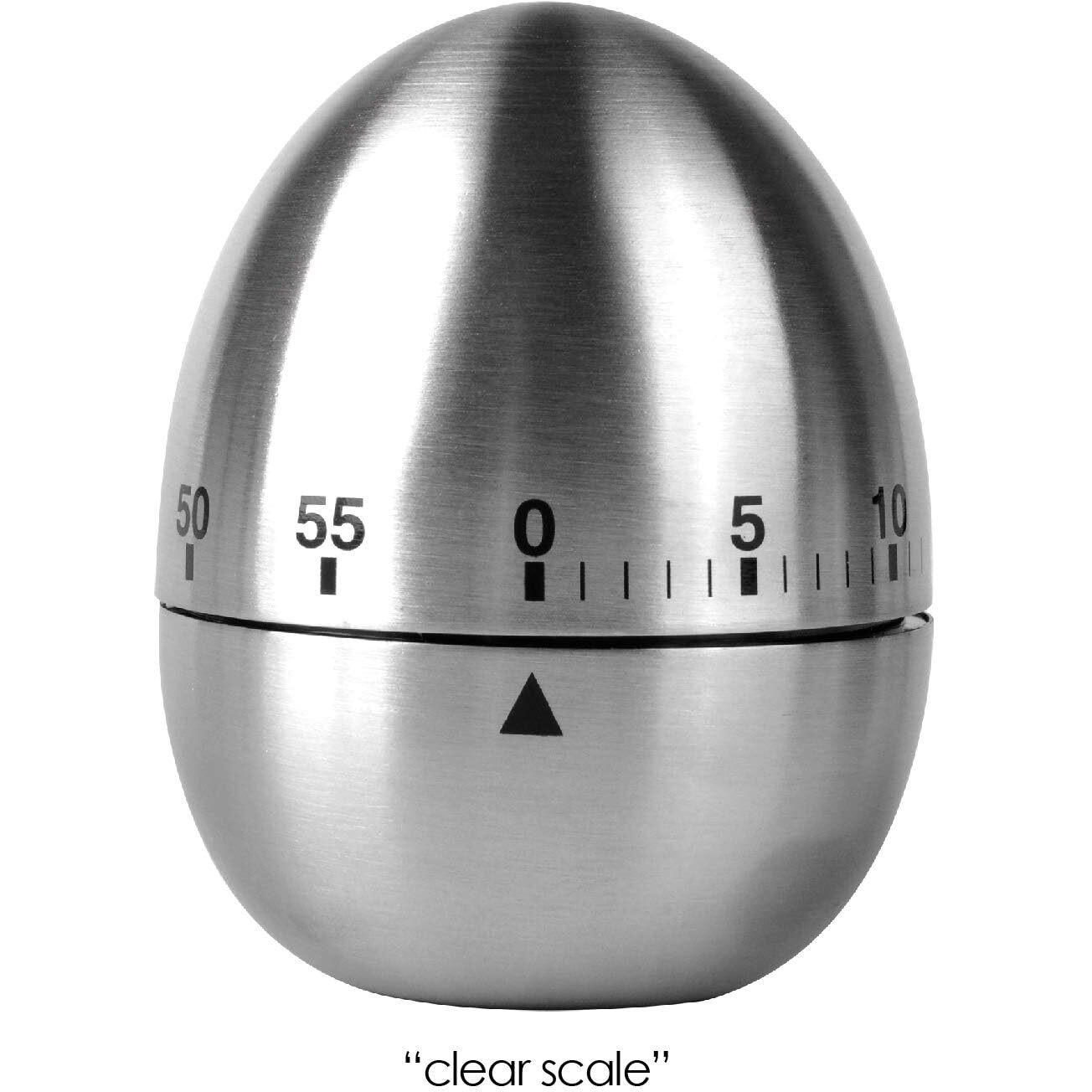 Jayron Jr-Wg015 Egg Kitchen Timer Stainless Steel Mechanical Rotating Alarm 60 Minutes Count Down Timer For Cooking Learning