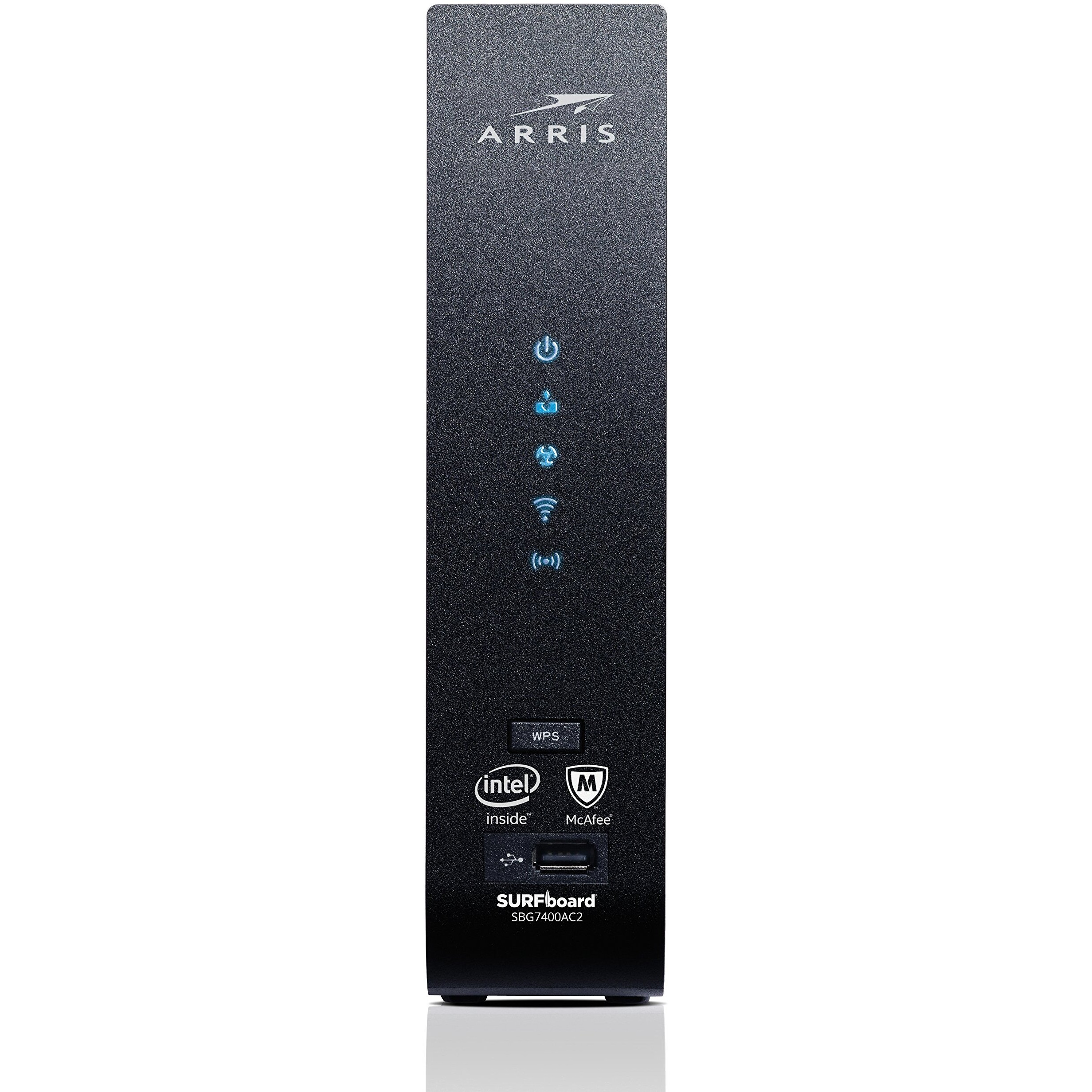 Arris Surfboard Sbg7400Ac2 Cable Modem/Wi-Fi Router With Mcafee, 1000548