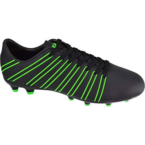 Vizari Men's Madero Fg Soccer Shoe Black/Green 13 Regular Us
