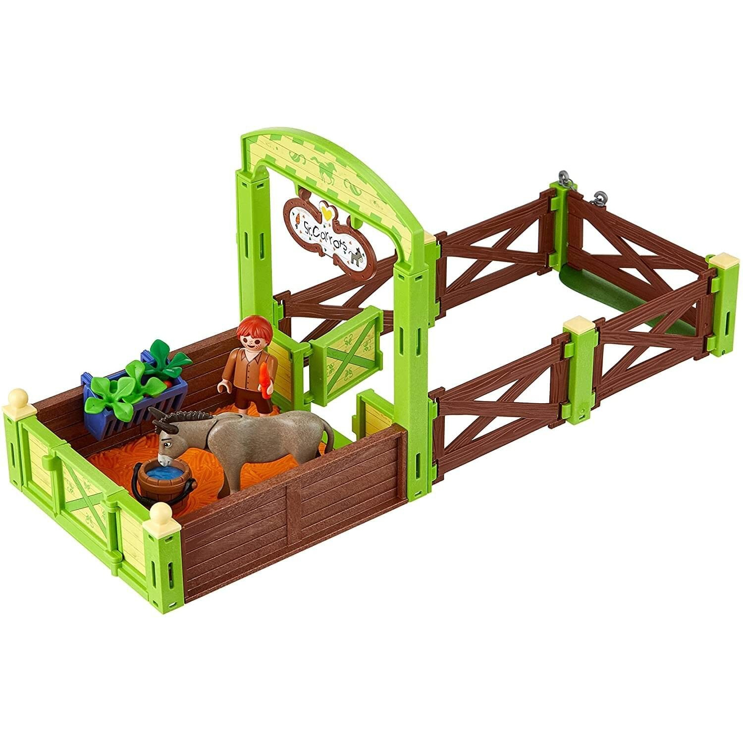 Playmobil Dreamworks Spirit Snips & Seor Carrots With Horse Stall
