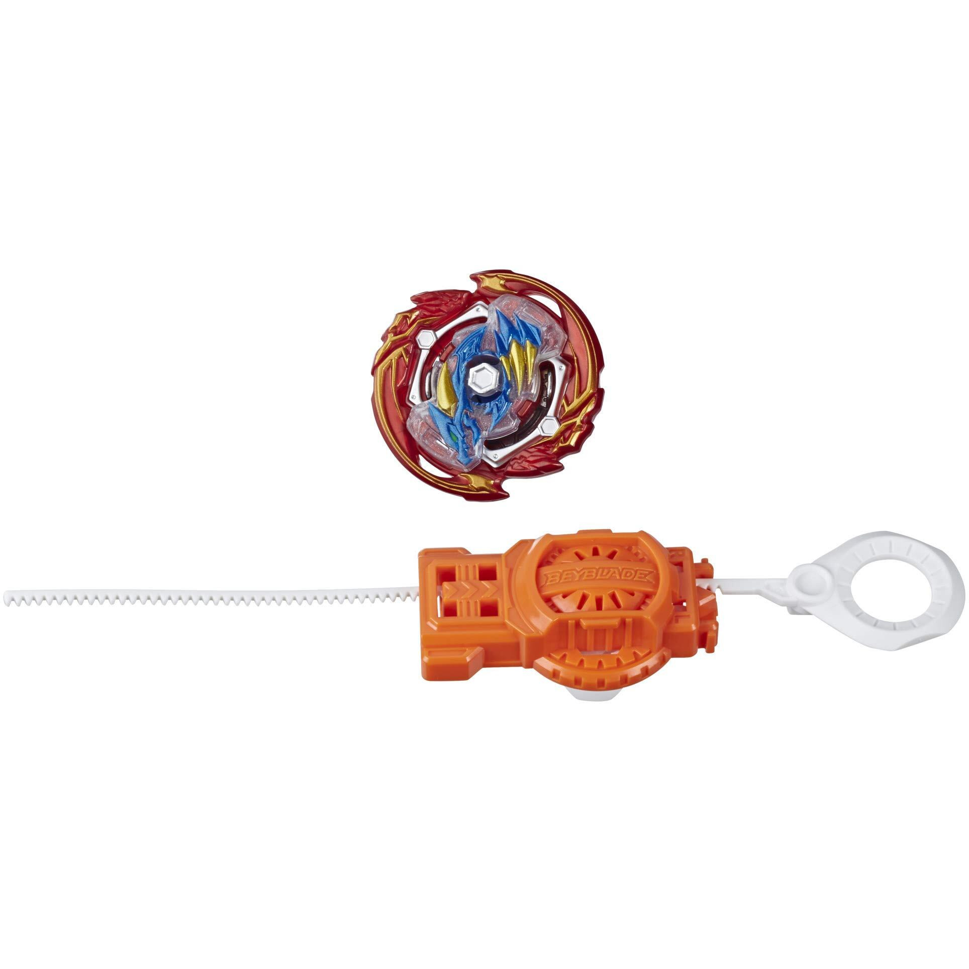 Beyblade Burst Rise Hypersphere Glyph Dragon D5 Starter Pack - Stamina Type Battling Top Toy And Right/Left-Spin Launcher, Ages 8 And Up, Red