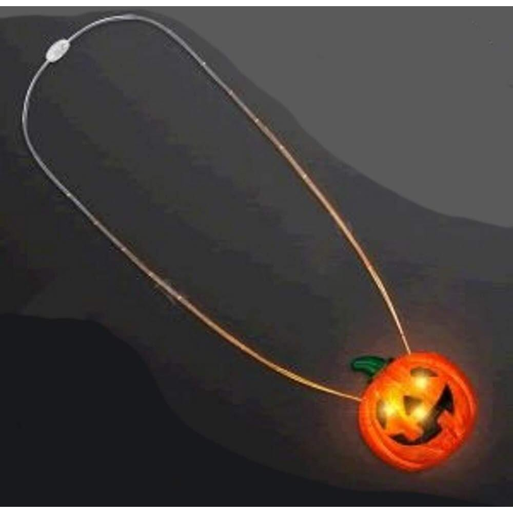 Blinkee Led Happy Jack O Lantern Necklace