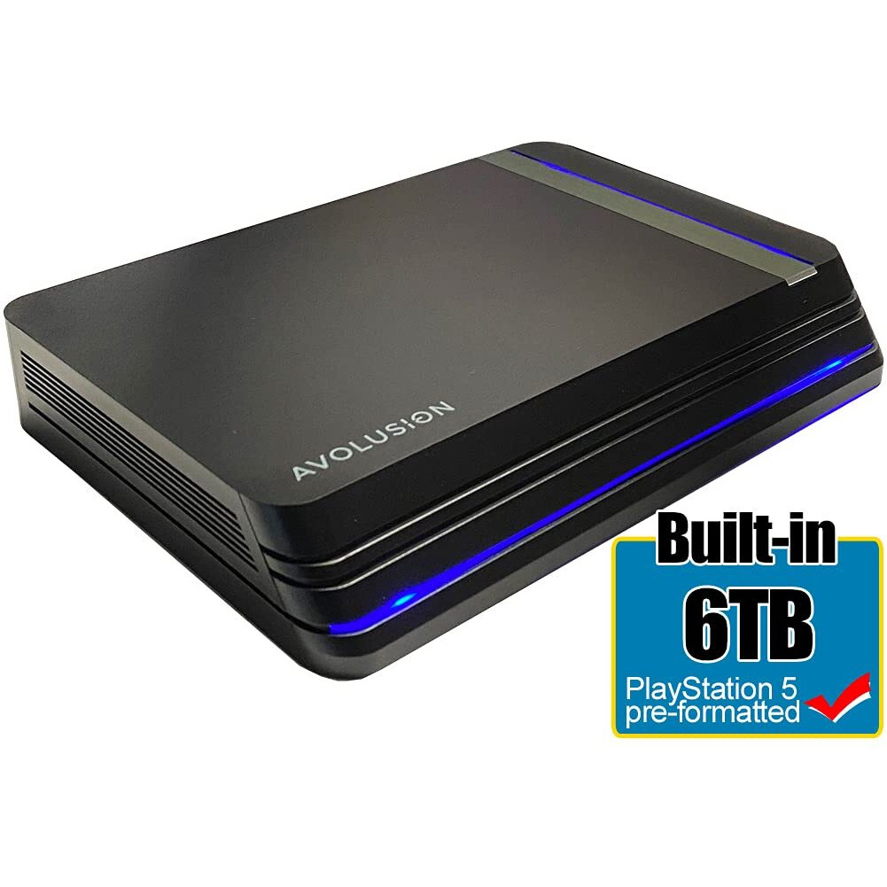 Avolusion Hddgear Pro X 6Tb Usb 3.0 External Gaming Hard Drive For Ps5 Game Console - 2 Year Warranty (Renewed)