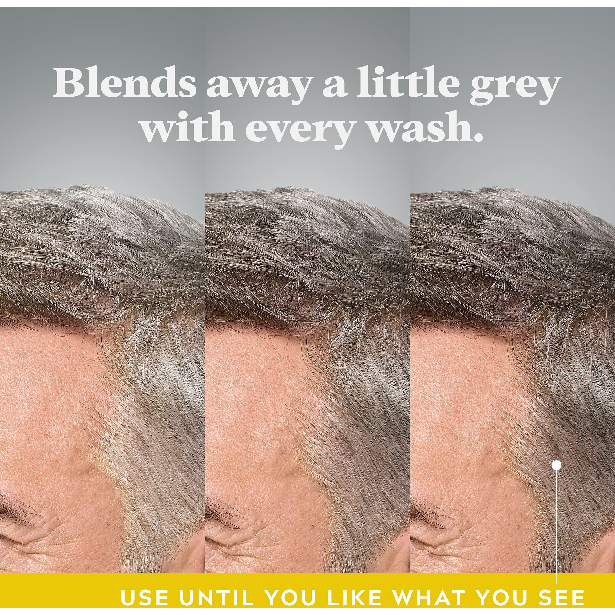 Just For Men Control Gx Grey Reducing Shampoo For Lighter Shades Of Hair, Blonde To Medium Brown, Gradual Hair Color, 4 Fl Oz - Pack Of 1 (Packaging May Vary)