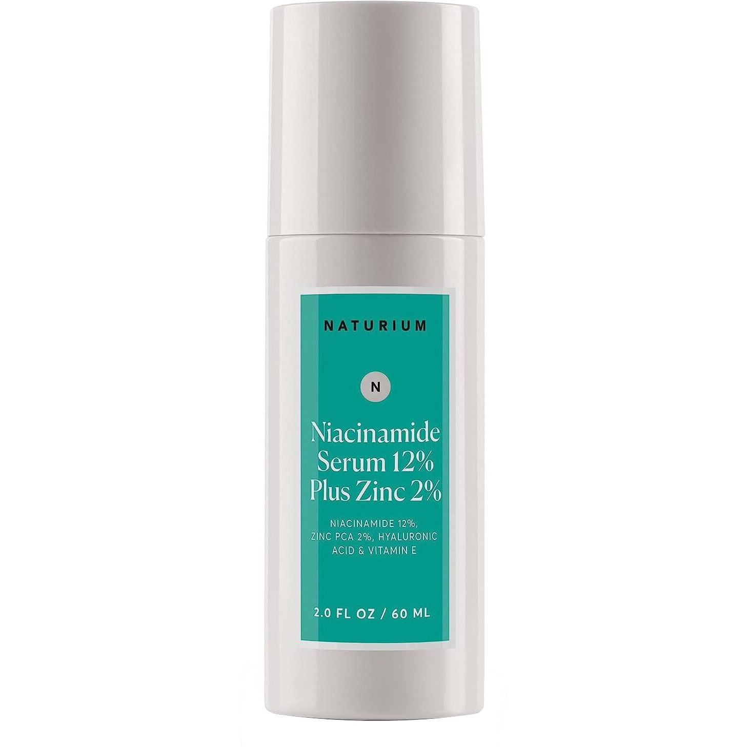 Naturium Niacinamide Face Serum 12% Plus Zinc 2% Jumbo, Anti-Aging, Pore Minimizer & Dark Spot Corrector With Hyaluronic Acid & Vitamin E, Vegan & Cruelty-Free, 2 Oz