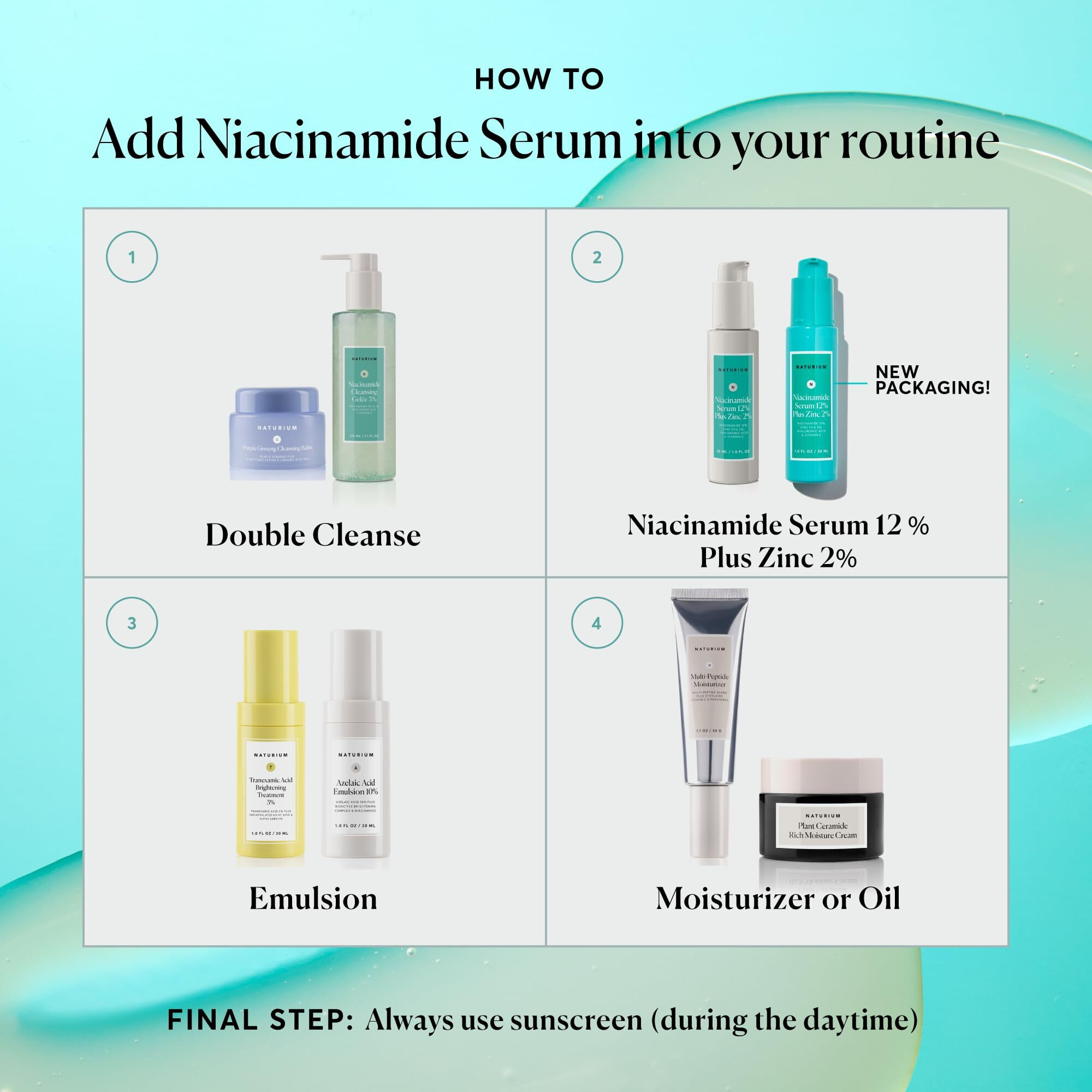 Naturium Niacinamide Face Serum 12% Plus Zinc 2%, Anti-Aging, Pore Minimizer & Dark Spot Corrector With Hyaluronic Acid & Vitamin E, Vegan & Cruelty-Free, 1 Oz
