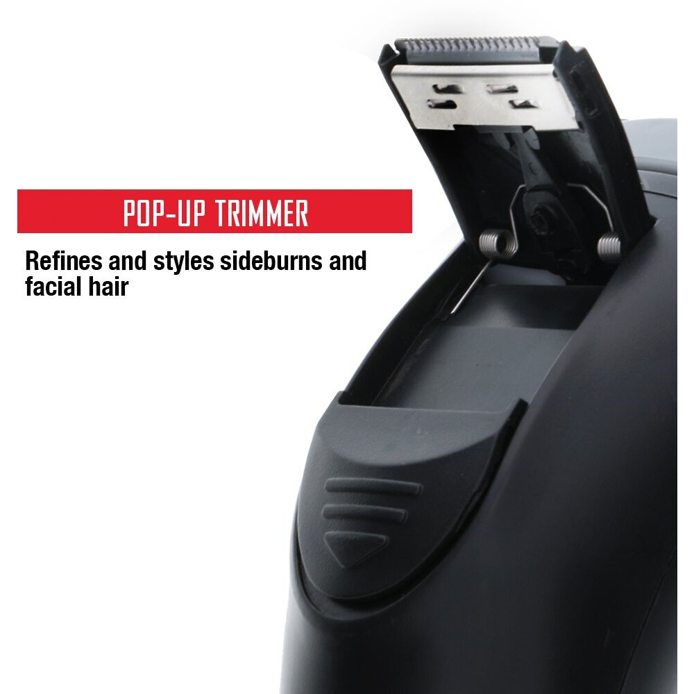Xtreme Digital Lifestyle Accessories Barbasol Rechargeable Electric Rotary Shaver With Stainless Steel Blades And Pop Up Trimmer