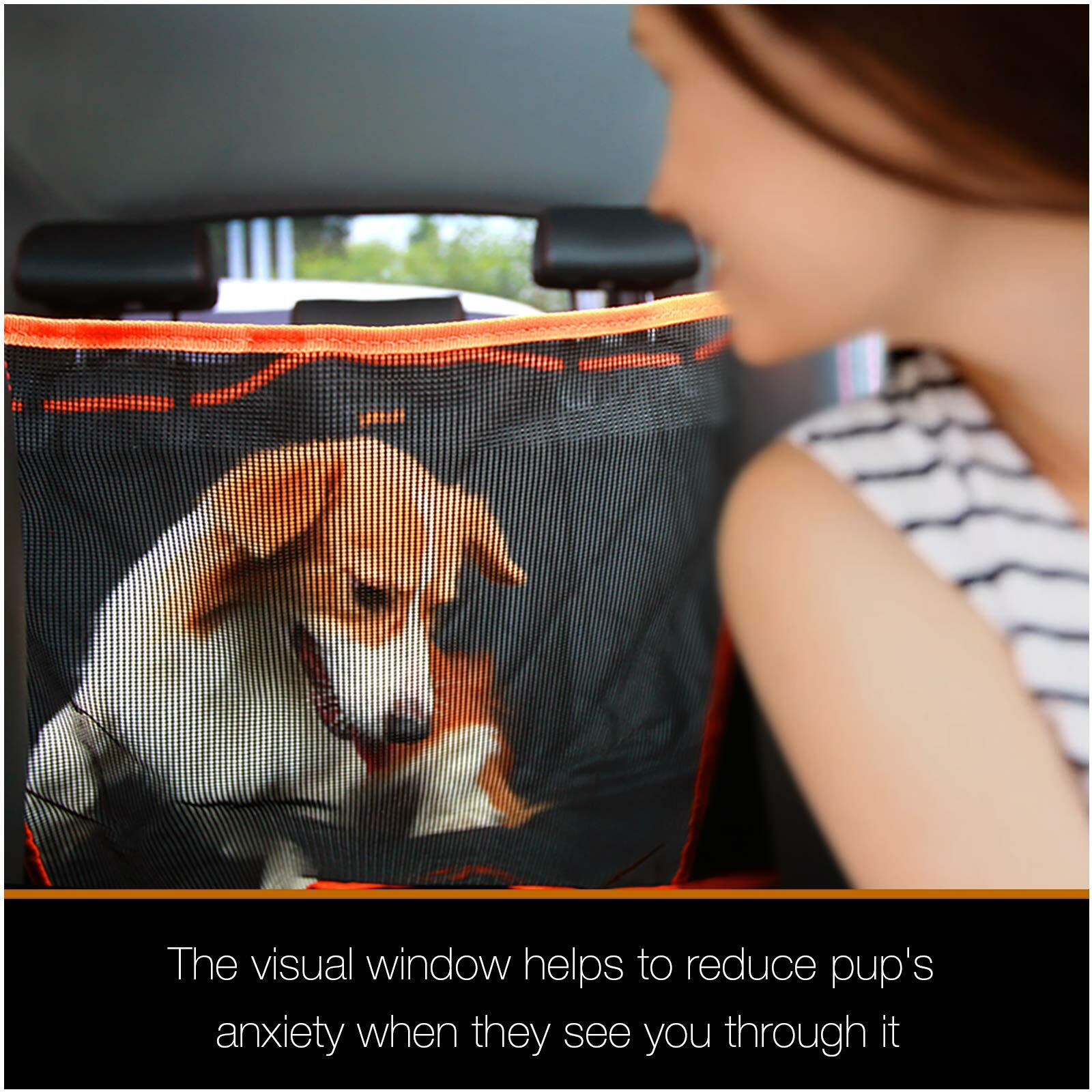 Ibuddy Dog Seat Cover For Back Seat Waterproof Dog Car Hammock Protects Your Vehicle From Scratches, Hair, And Dirt Easy To Install & Clean Oxford Fabric Machine Washable Universal Fit Pet Seat Cover