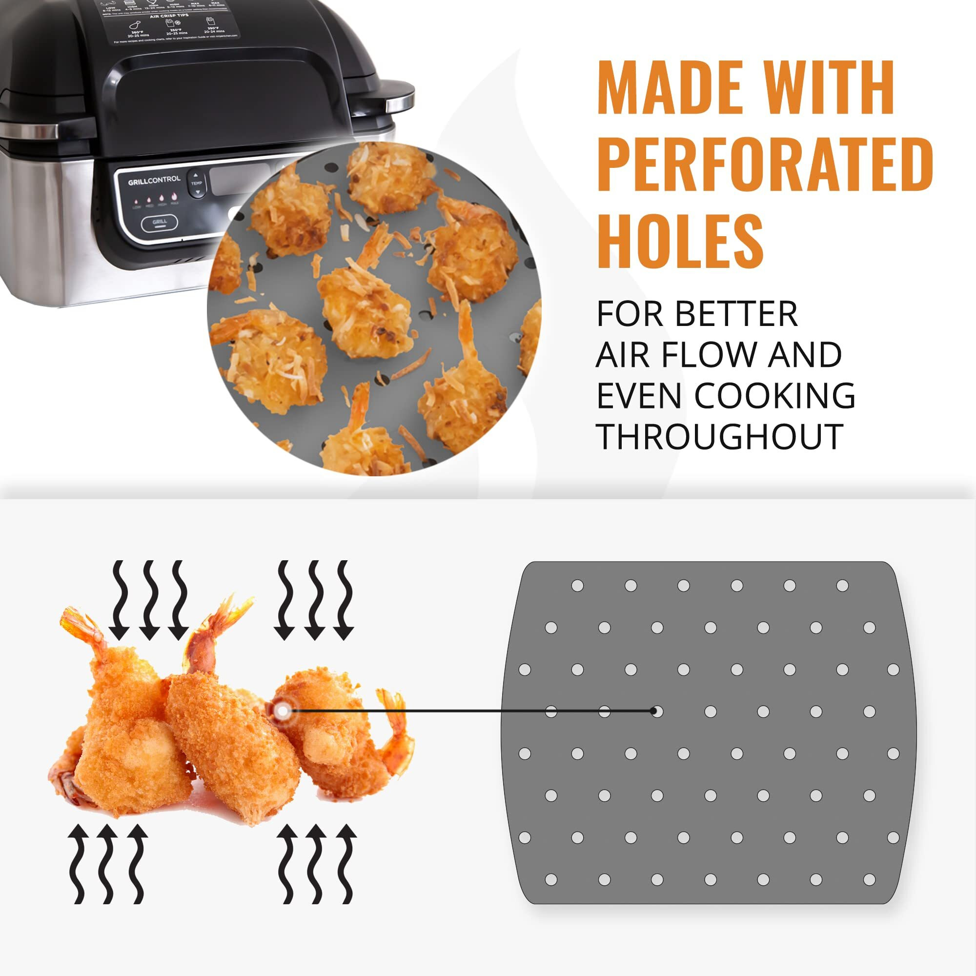 Air Fryer Liners For Ninja Foodi Grill