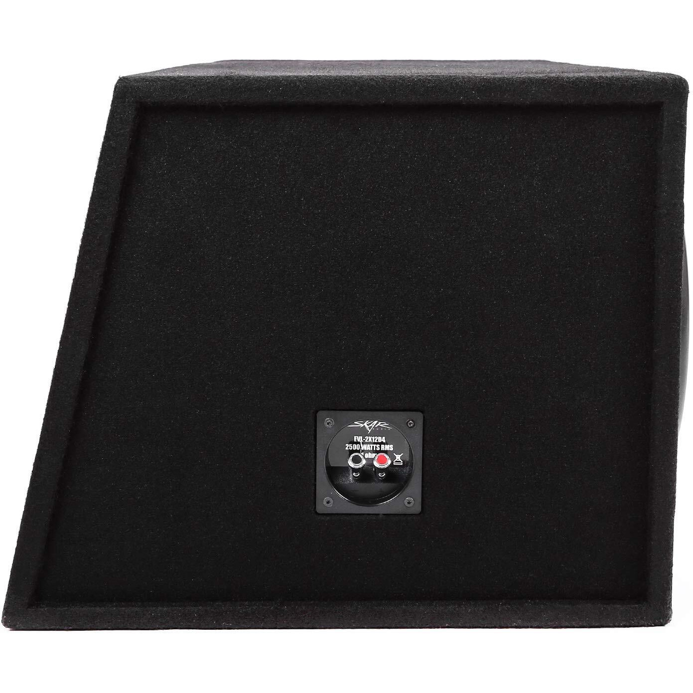 Skar Audio Dual 12"" 5000W Loaded Evl Series Vented Subwoofer Enclosure | Evl-2X12D4