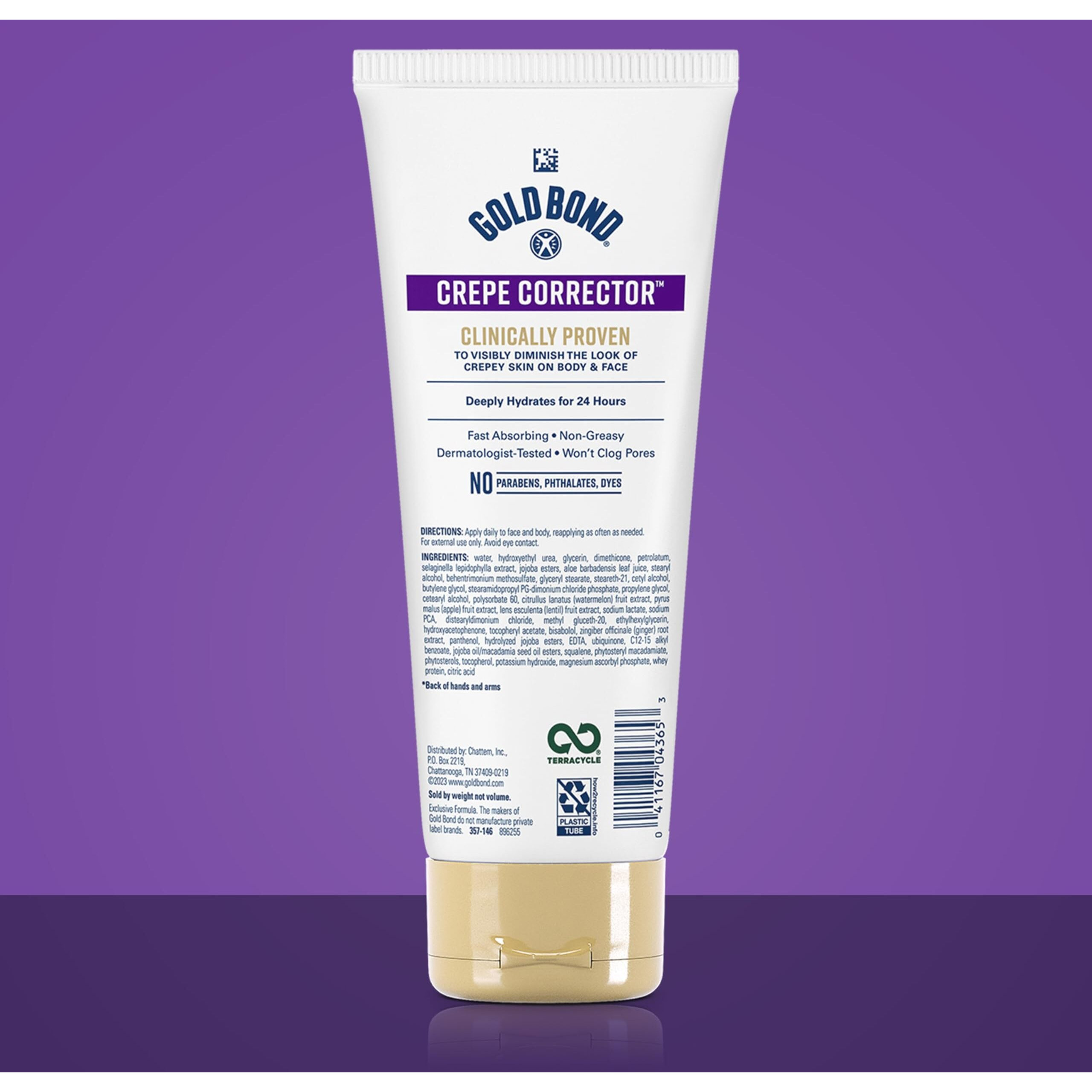 Gold Bond Age Renew Crepe Corrector Body Lotion, Replenishing & Smoothing Formula, 8 Oz.