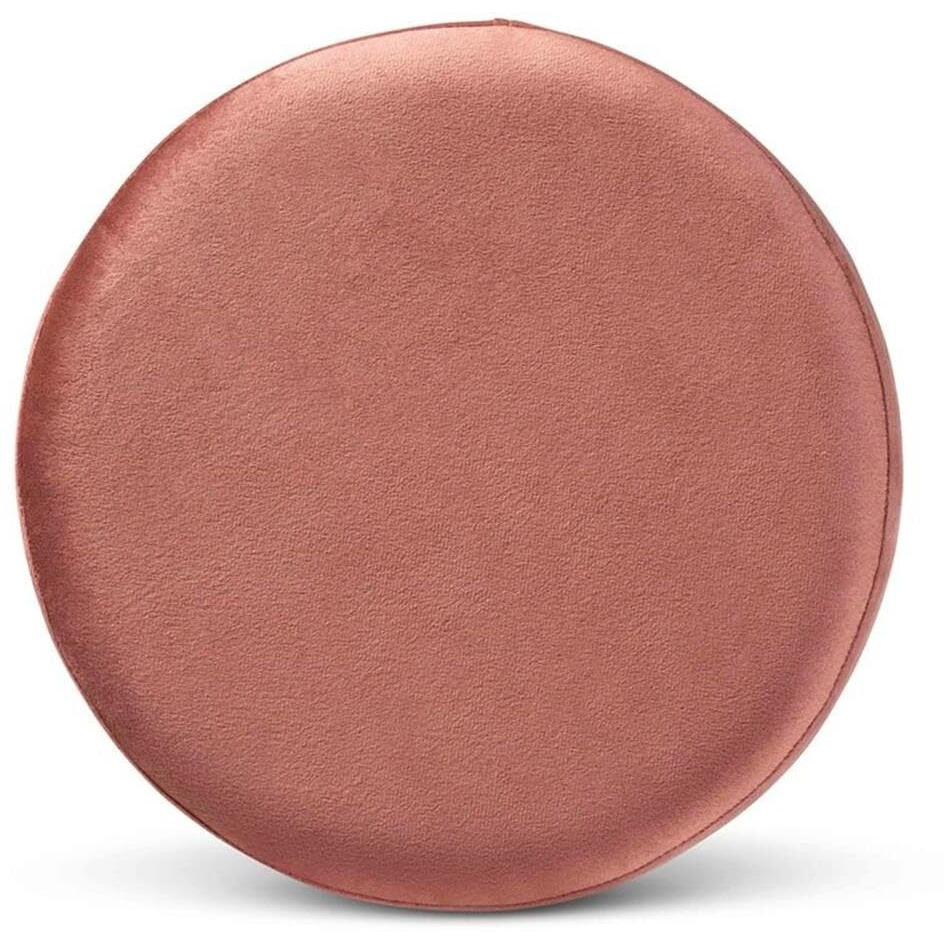 Baxton Studio Chaela Contemporary Glam And Luxe Blush Pink Velvet Fabric Upholstered And Gold Finished Metal Ottoman