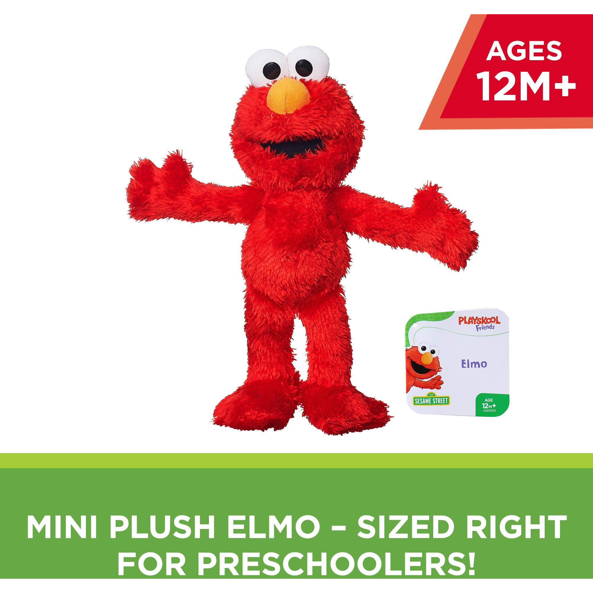 Sesame Street Mini Plush Elmo Doll 10"" Elmo Toy For Toddlers And Preschoolers, Toy For 1 Year Old And Up