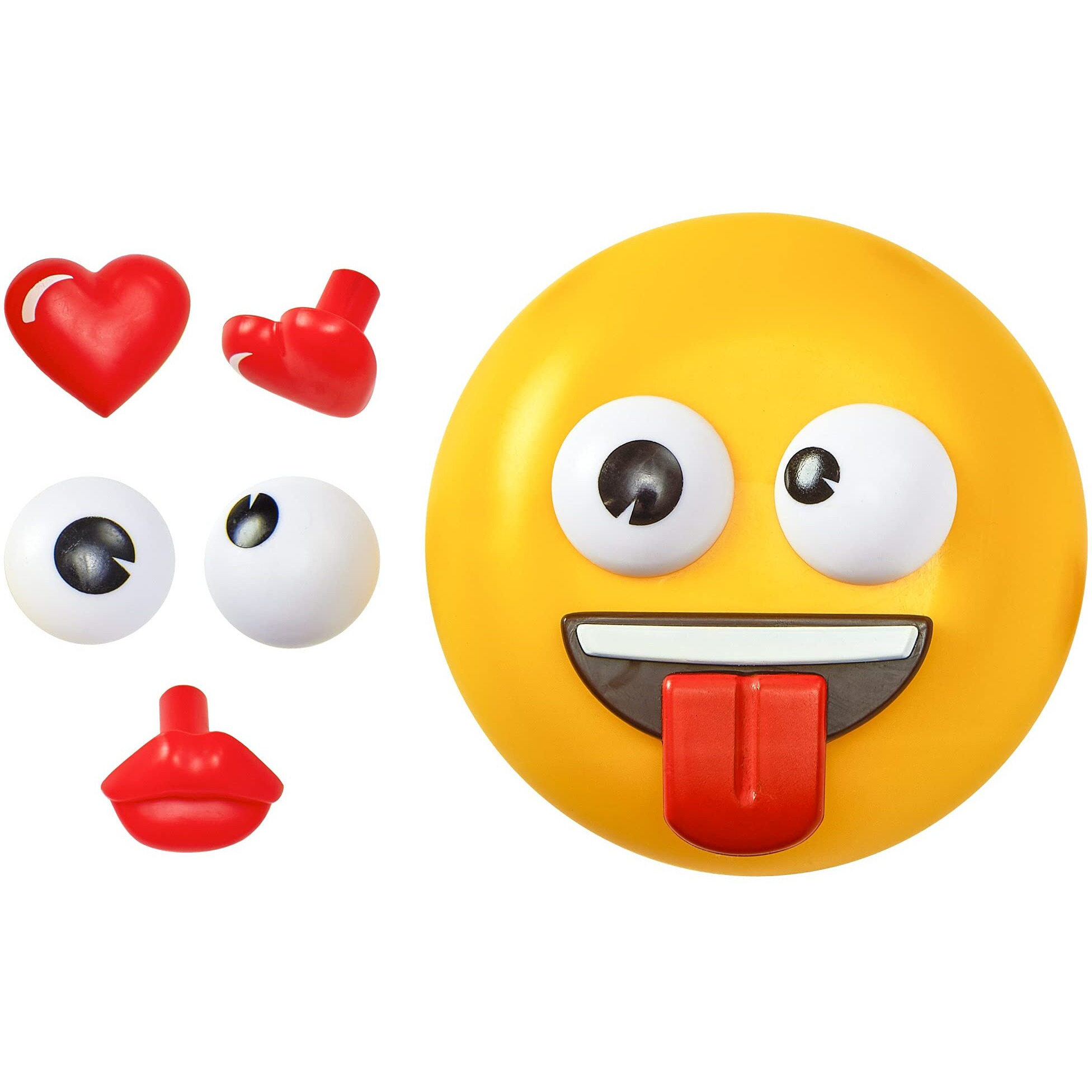 Decoset Emoji I Am Birthday Cake Topper, 7-Piece Set, Decoration For Creating Crazy Emotions On Cakes Or Cupcakes