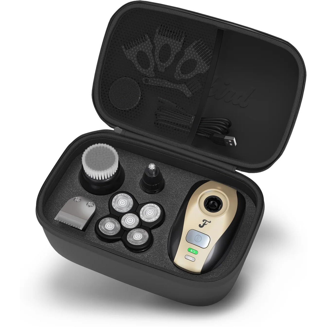 Freebird Flexseries Travel Case - Robust And Water-Resistant, Enhanced Durability, Customizable Foam Inserts, Spacious And Portable, Compatible With Flexseries Shaver For Men And Women