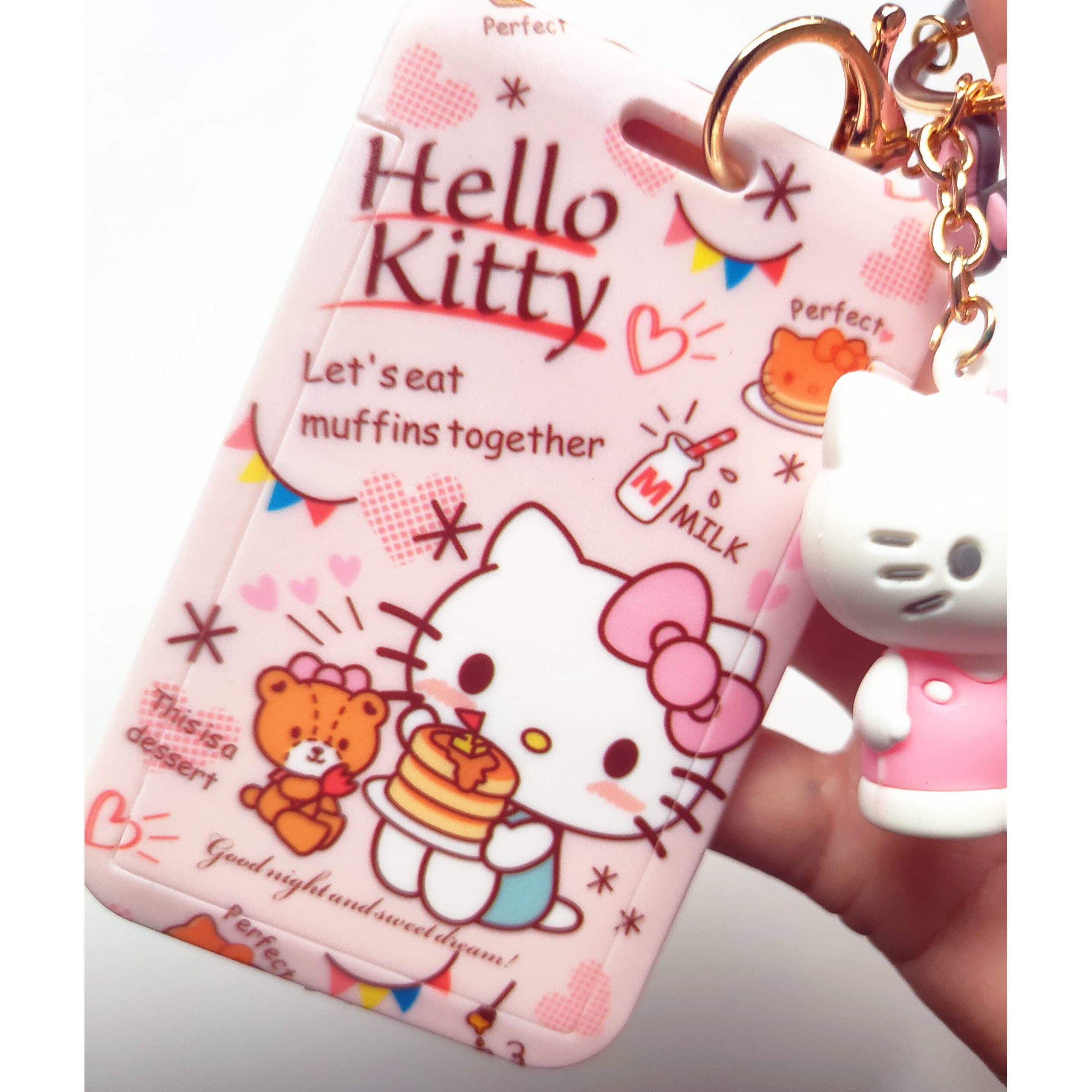 Hello Kitty Key Chain For Girls Women | Sanrio Figures Birthday Gift Bag Accessories (Hello Kitty 1)