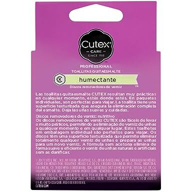Cutex Care Swipe And Go Nail Polish Remover Pads, 10 Count