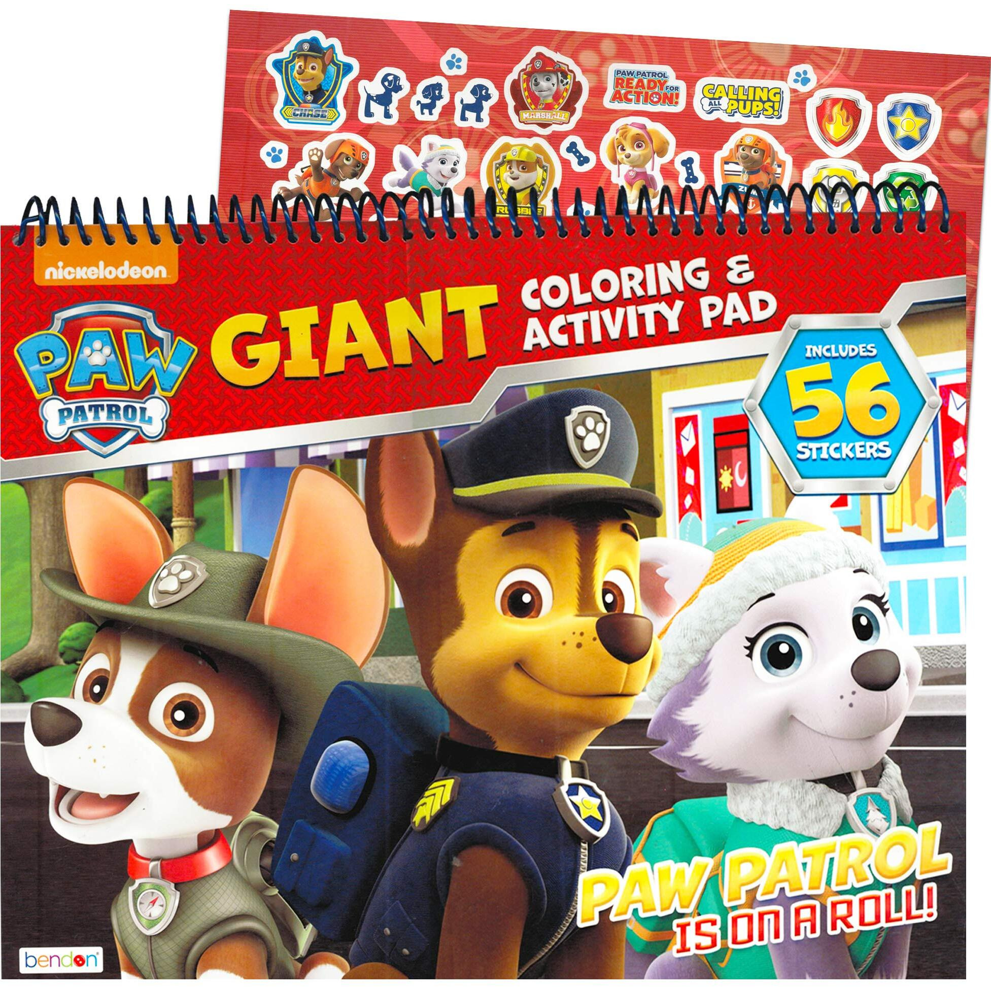 Paw Patrol Coloring And Activity Giant Floor Pad - Jumbo Paw Patrol Coloring Book (Paw Patrol Party Pack)
