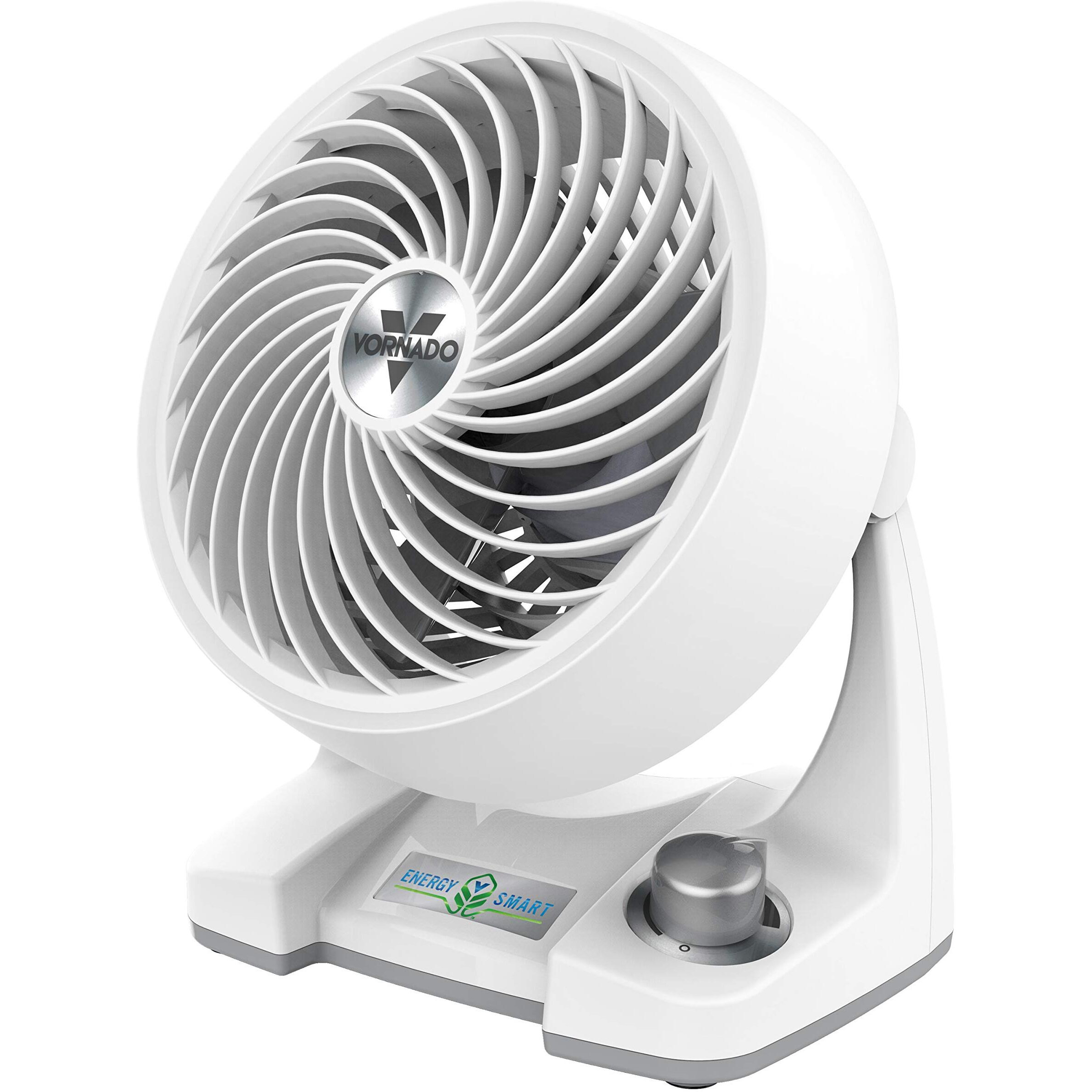 Vornado 133Dc Energy Smart Compact Air Circulator Fan With Variable Speed Control, White, Cr1-0349-73