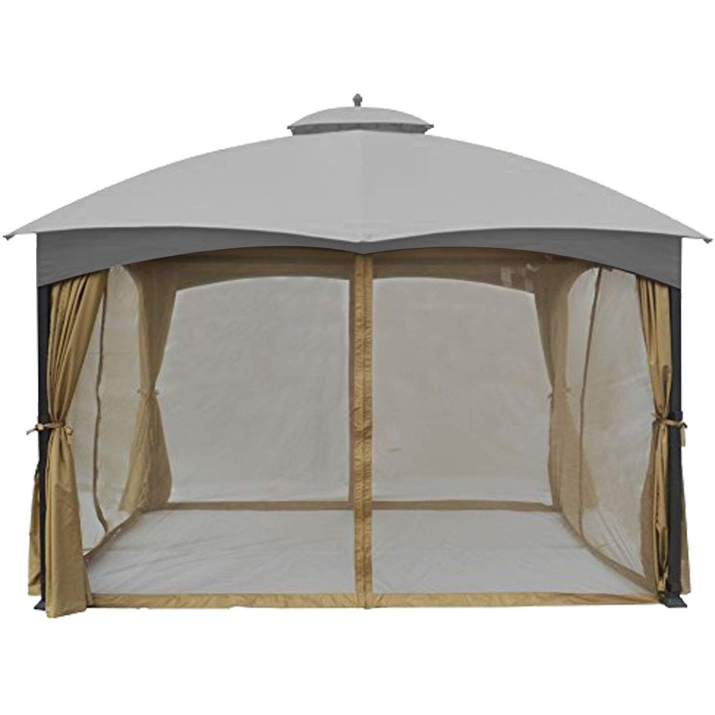 Abccanopy Replacement Netting Walls For 10' X 12' Gazebo, Beige