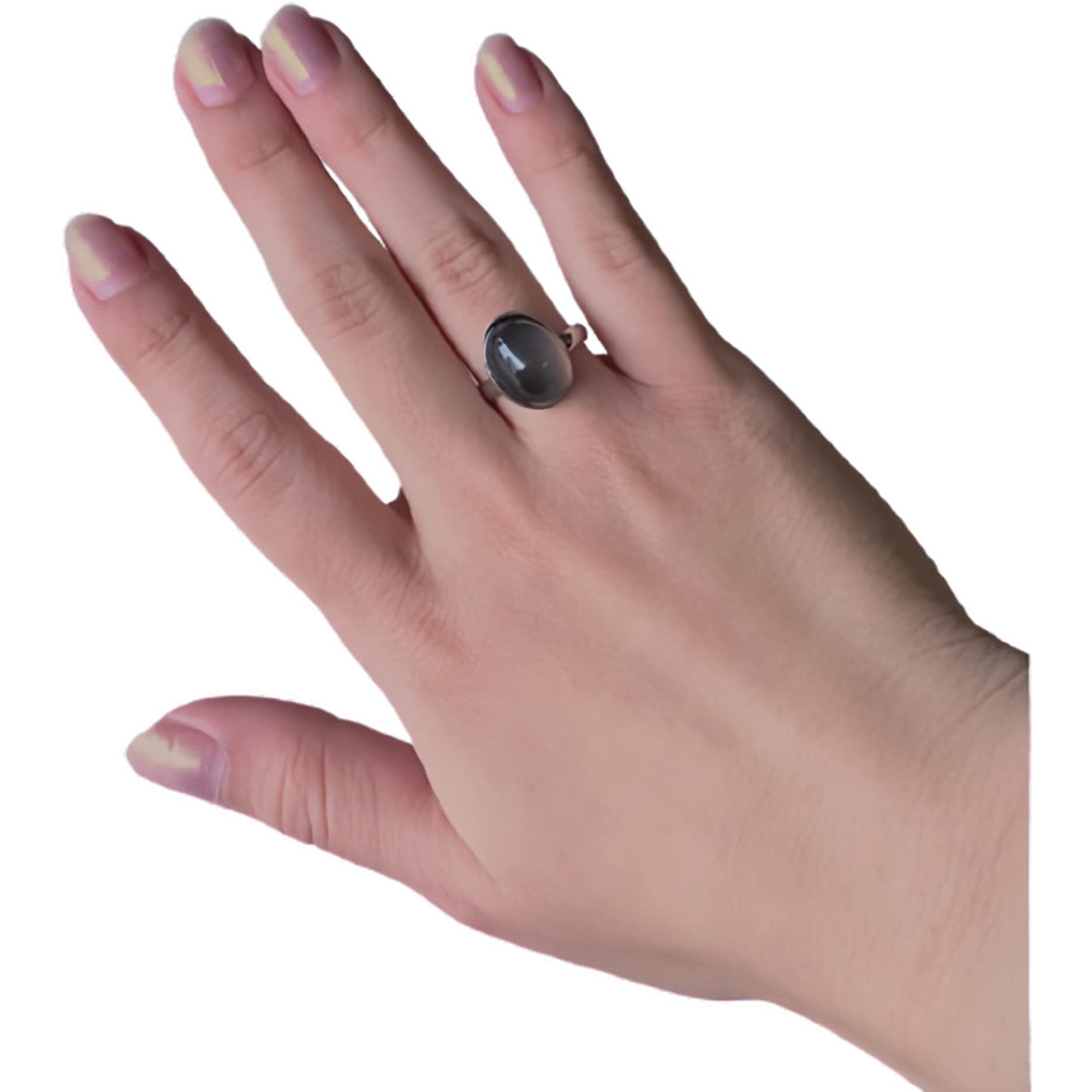 Blinkee Adjustable Oval Mood Ring - Discover Your Emotions - The Ultimate Fashion Accessory For Expressing Yourself